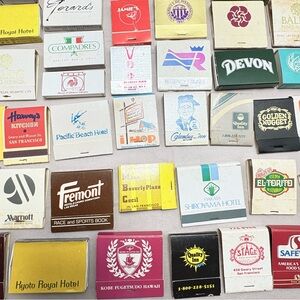 Vintage Matchbook Collection Japan and Hawaii mostly from 70’s and 80’s